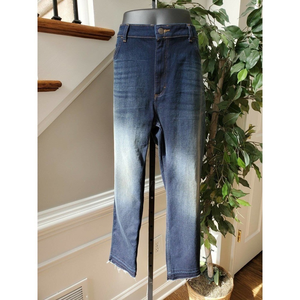 Lee Heritage Women's Blue Denim Cotton Slim Fit Skinny Ankle Jeans Pant